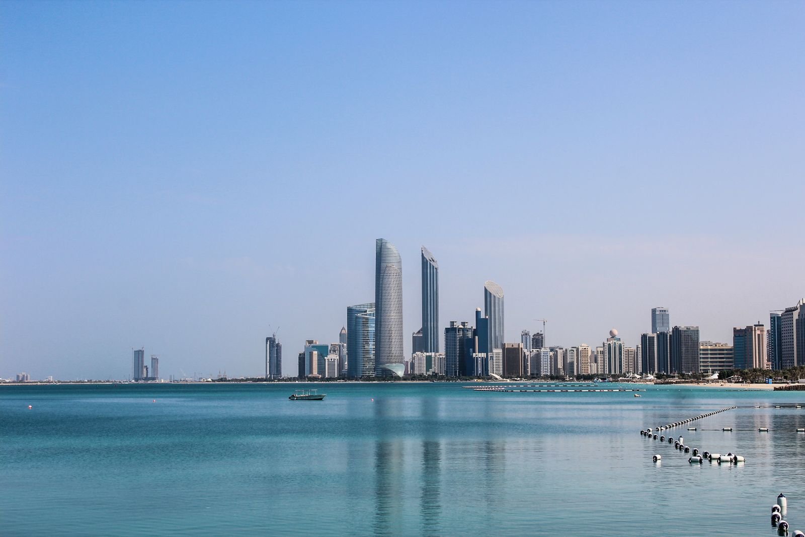 Abu Dhabi waterfront skyline